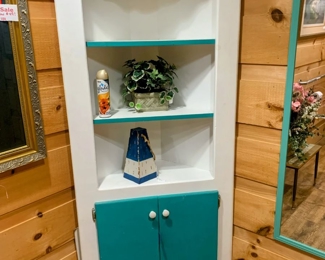 Vintage Corner Cupboard