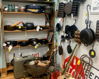 Vintage Cast Iron, Signs, Antique Baby Carriage