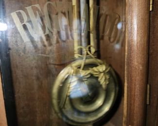 Antique school clock Regulator A