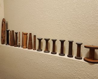 Vintage and antique spool collection