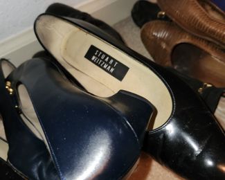 Assorted high end women's shoes and clothing