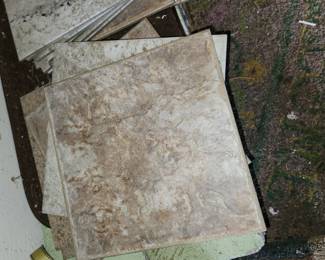 Tiles for patio table