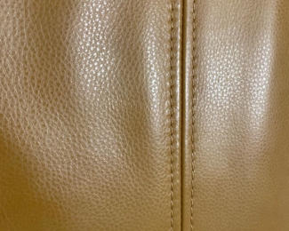 Close up of leather in great condition.
