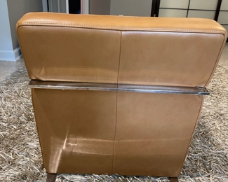 Rear view has modern lines. 