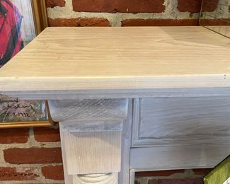 Close up of corner and top