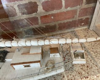 Eastern Shore Md artist signed both boats on the bottoms.