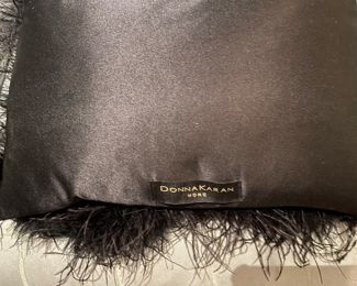 Black reverse side; made by Donna Karen Home.