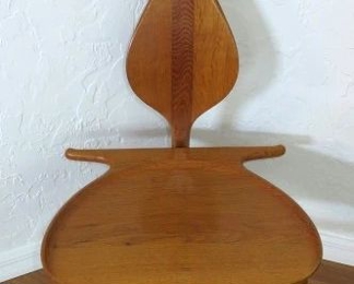 Mid Century Modern Johannes Hansen Denmark. Hans Wegner 'Valet Chair' in Teak for Johannes Hansen