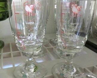 Vintage Irish Coffee Glass Set