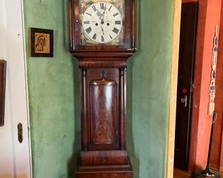 Antique English Grandfather Clock   -good condition