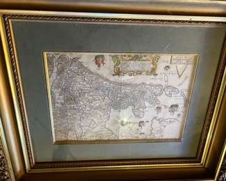 Antique map..we have a collection beautifully framed