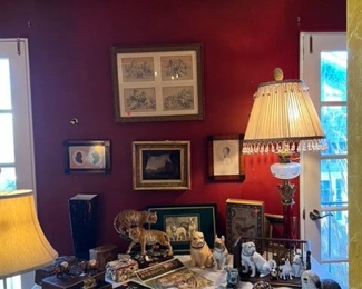 Collection of porcelain objects....plus