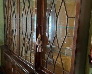Large Mahogany Display case....beautiful condition