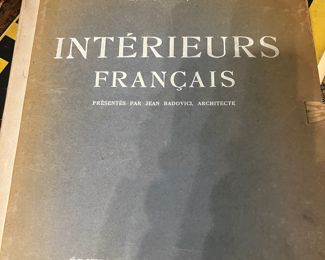 Rare Book  "Interieurs Francais -Presentes Par Jean Badovici, Architecte-Editions Albert Morance (1925) 11"x93/8" (One plate #23 missing/pages 5-17..good condition