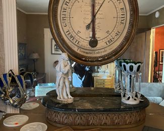 Antique  advertising Barometer