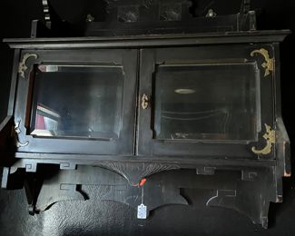 Ebony wooden cabinet