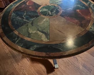 Faux Pietra Dura table