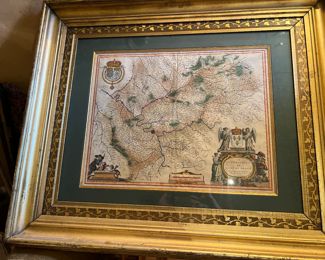 Vintage Map.... Framed