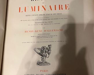 Rare Book 'Histoire Luminaire'