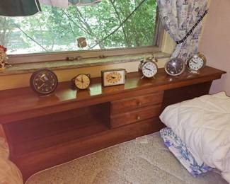 Full Bed w/Mattress & Alarm Clocks!