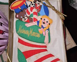 Vtg Neiman Marcus Stocking Ornament!
