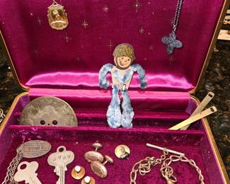 Sterling 4-Way Pendant, Vintage Men's Jewelry, Keys, Etc!
