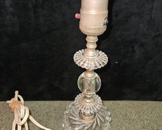 Vintage Glass Lamp!