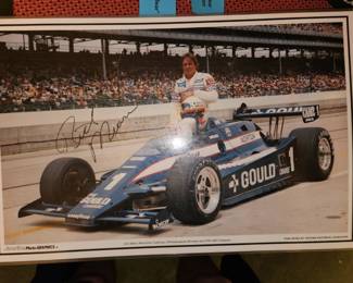 Rick Mears Signed Placemat!
