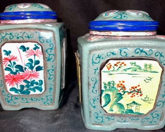 ANTIQUE YIXING TEA JARS