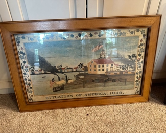 Colonial Framed Picture