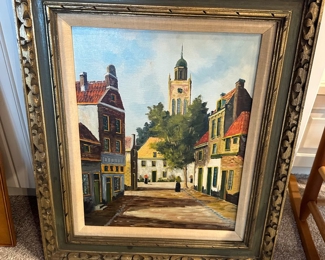 Signed Framed Oil Painting