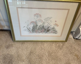 Framed & Matted Floral
