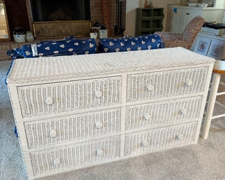 Wicker Dresser