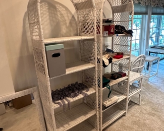 Wicker Arched Shelves