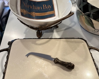 Viridian Bay Belrosa Cheeseboard & Knife