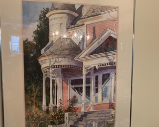 Pillow Thompson House by local artist Bill Bailey