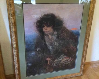 Beautiful Piece Of Framed Artwork 