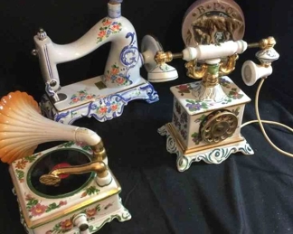 Four Vintage Liqour Decanters