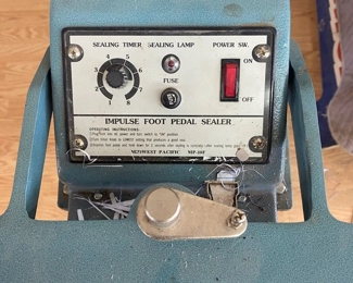 Impulse Foot Pedal Sealer
