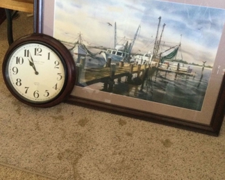 Jack Williamson Print Sterling And Noble Wall Clock