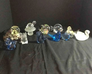 Lot Of Glass Animal