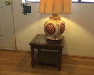 Lovely Lamp and a terrific table to set it on