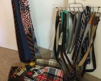 Mens Ties, Belts, And Scarves