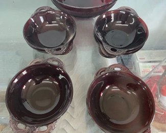 Pretty Red Bowls