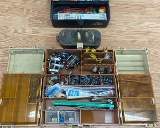 Tackle Boxes And Fishing Equipment 