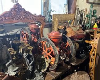 Antique coffee grinder