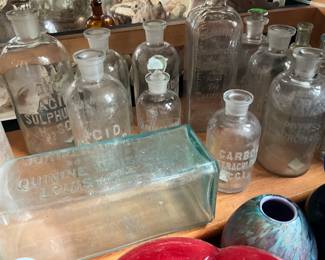 Apothecary bottles