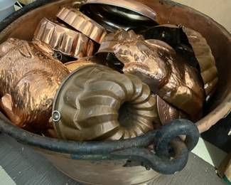 Another copper cauldron