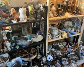 Tons of figurines, knickknacks