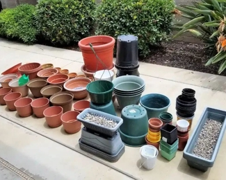 Pots of all sizes and prices...come take a look.
